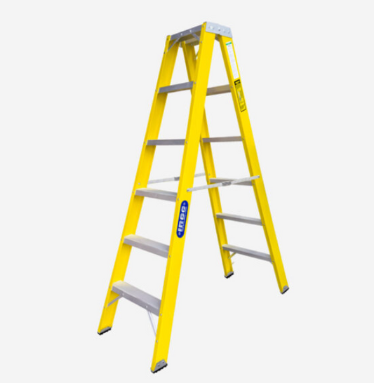 ESCALERA DOBLE ACCESO INCO FIBRA DE VIDRIO 10P