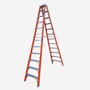 ESCALERA DOBLE ACCESO INCO FIBRA DE VIDRIO REFORZADA 12P